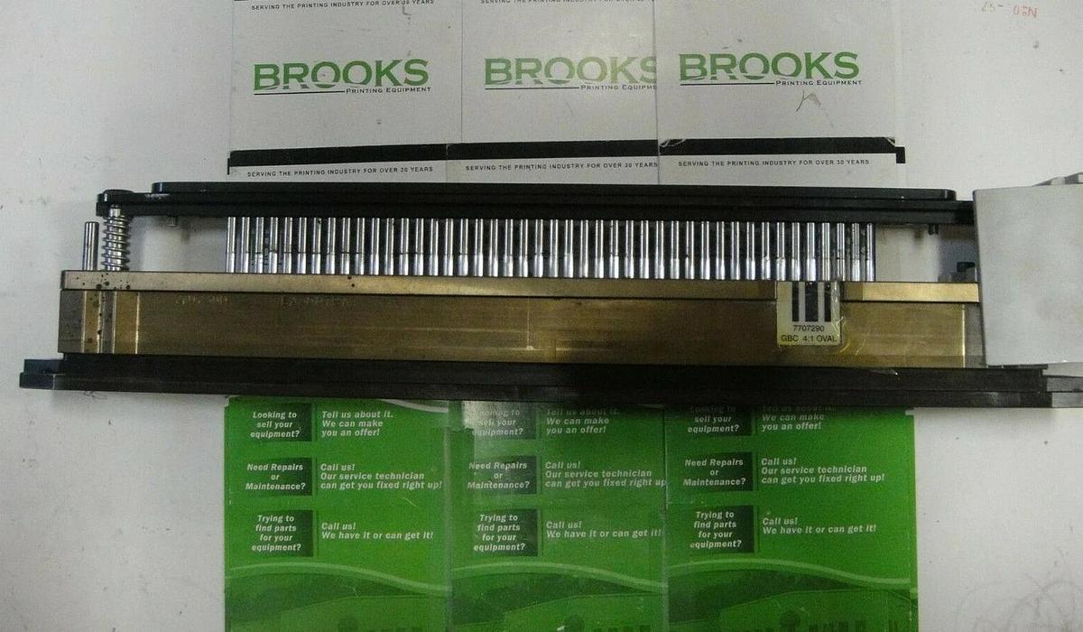 Used GBC 4:1 Oval Die, Part #7707290