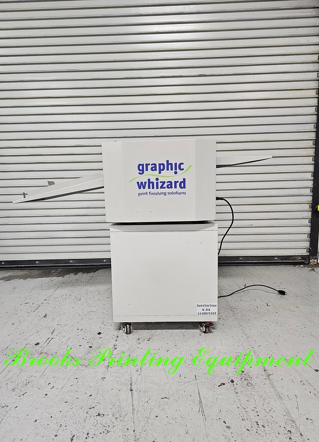 Used Graphic Whizard PT 330 S Creaser