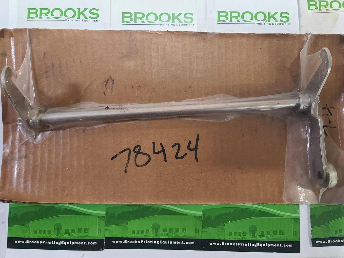 Used AB Dick 350-360 Upper Feed Roller Shaft Assembly, Part #78424