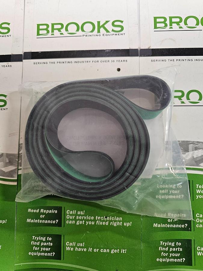 Used Endless Green MAM Belt 25mm W x 79 1/2" L