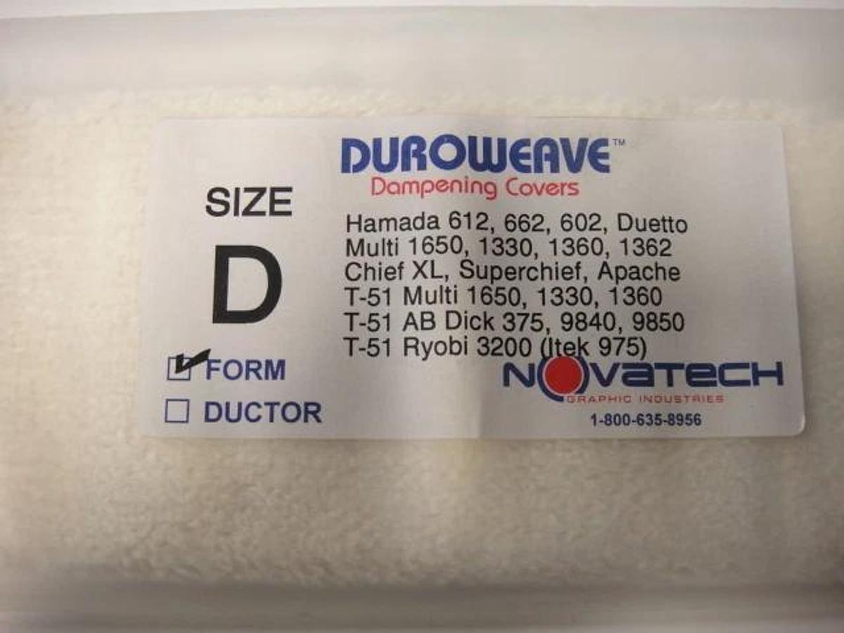 Used Ryobi 3200 Form Dampening Cover, Size D