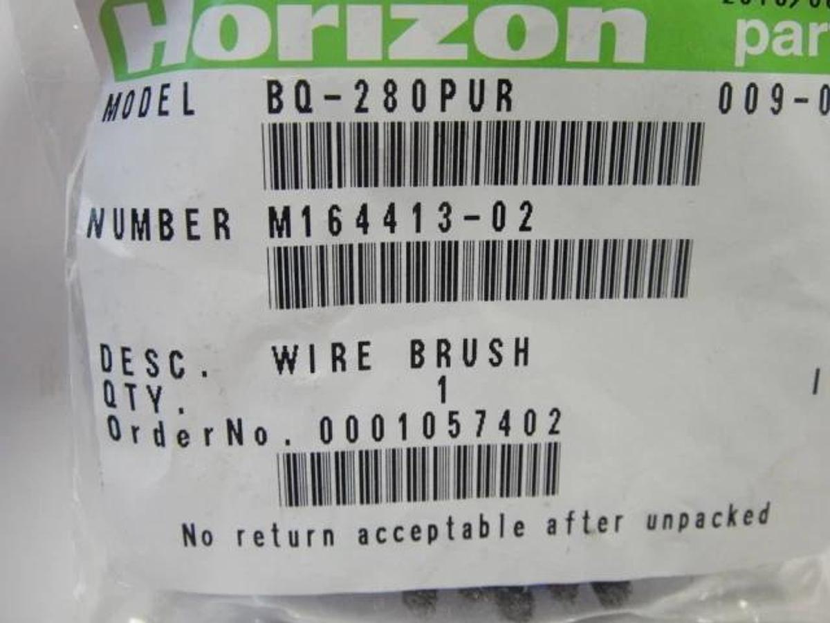 Used Horizon BQ 280 PUR Wire Brush, Part #M164413-02