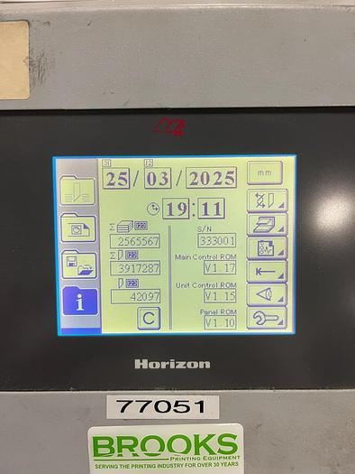 Used Horizon HT-30 Three Knife Trimmer, 2009