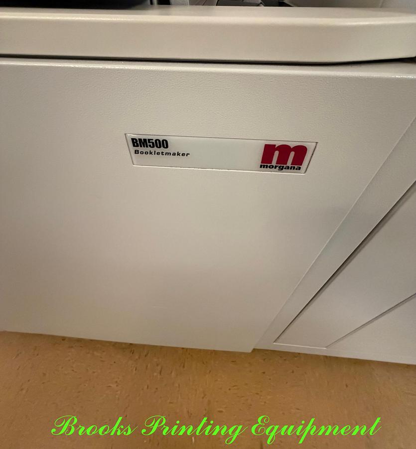 Used Morgana BM500 Bookletmaker with VF602 Feeder