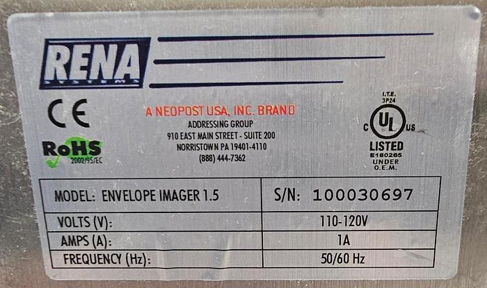 Used Rena Envelope Imager 1.5, Video
