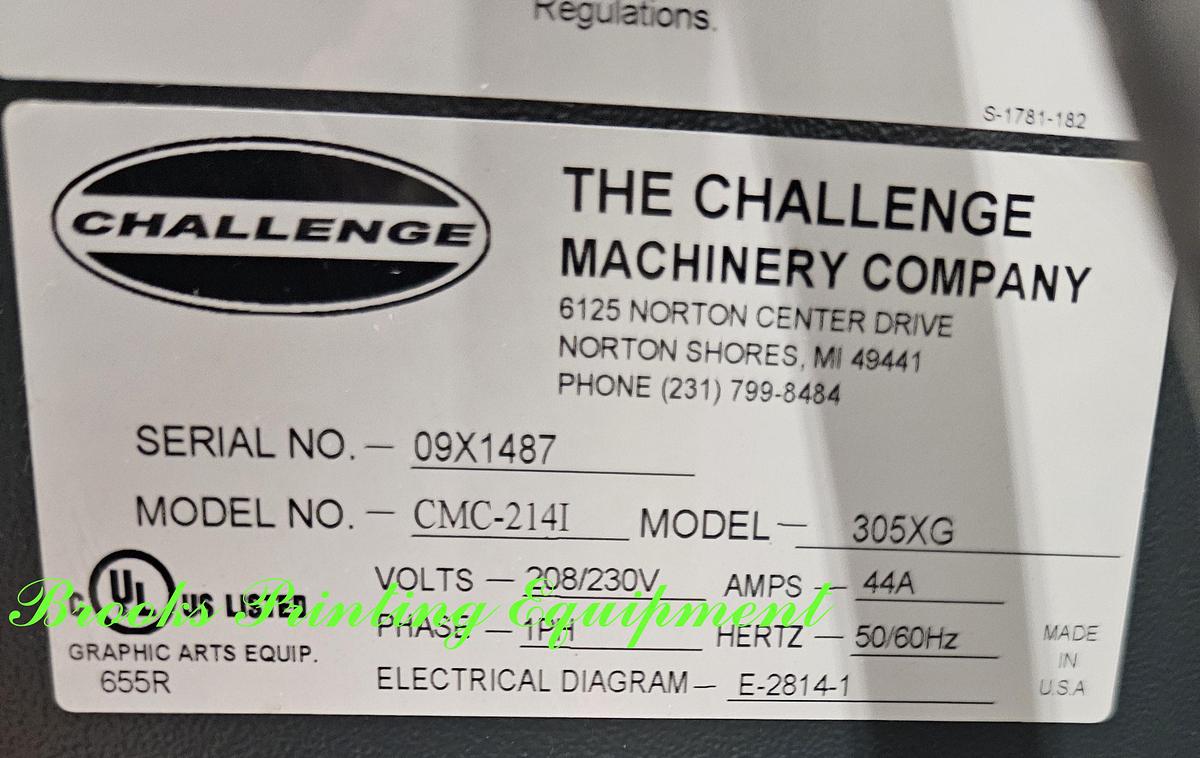 Used Challenge 305 XG, 2009 Video