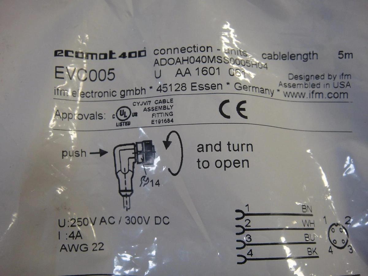 New Ecomat 400 Sensor Cable Part #EVC005