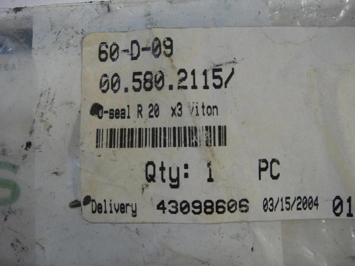 Heidelberg O Seal For Delivery, Part #00.580.2115