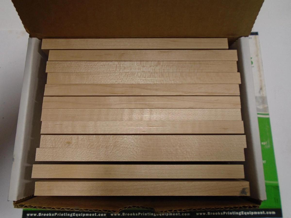 Challenge Style Wood Blocks (3 Dozen), 6 x 1-1/4 x 3/8