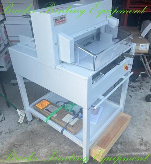 Used MBM Triumph 4850 Automatic 18.6" Paper Cutter, 2013