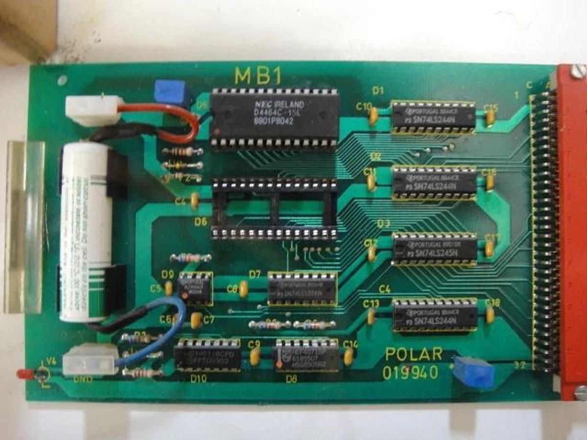 Used Polar 76EM MB1 Card, Part #019940