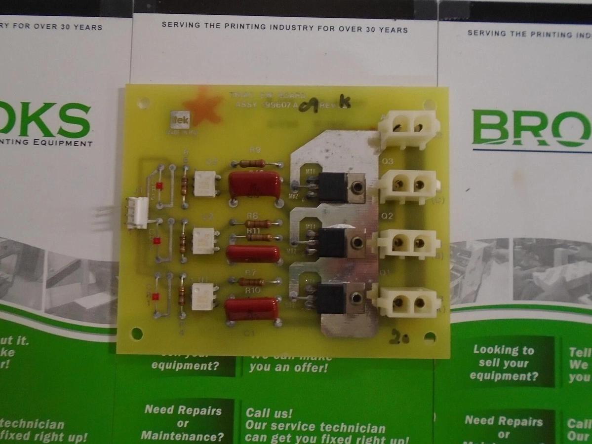 Itek Camera OEM PC Board Assembly (Triac Switch) , Part #19960709