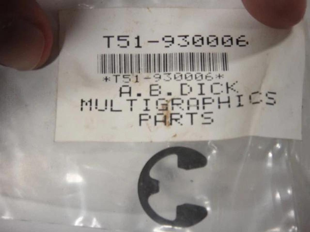 Used T-51 Retaining Ring, Part #T-51-930006