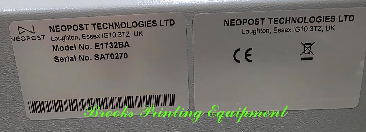 Used Neopost DS-1200 Direct Mail System