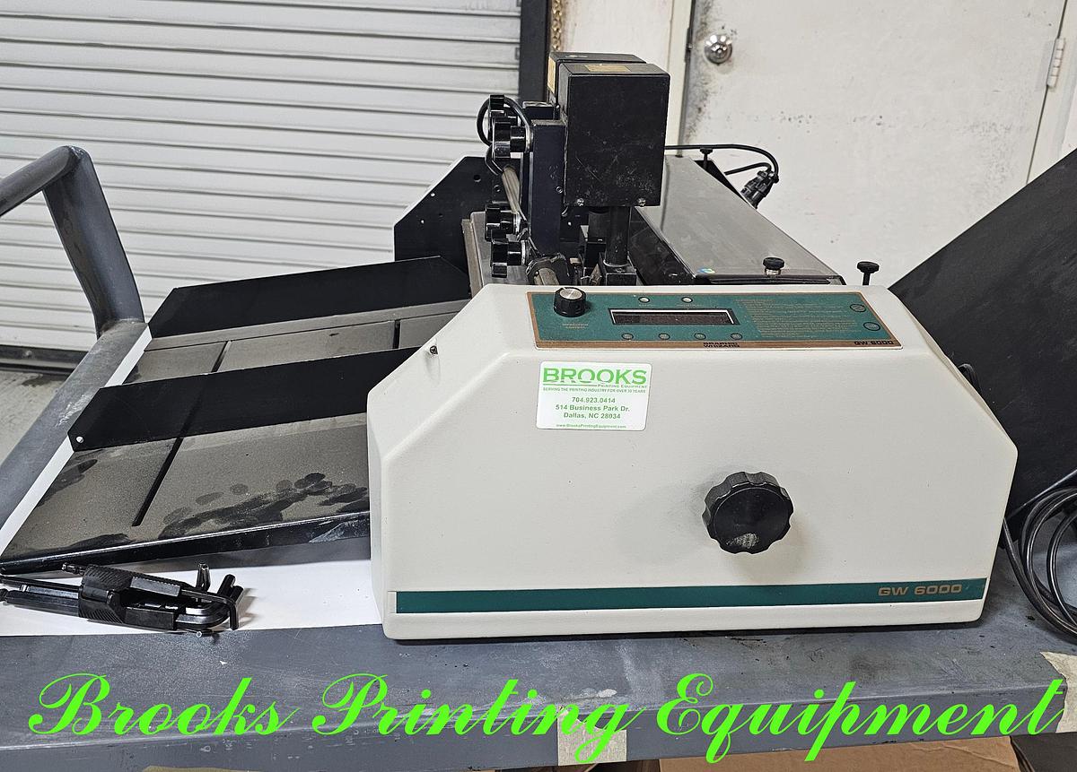 Used Graphic Whizard 6000, Video