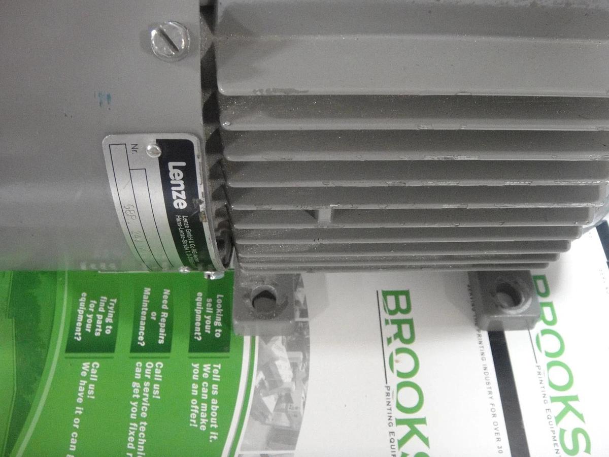 Used Lenze Motor, Type:DERABRO80-12