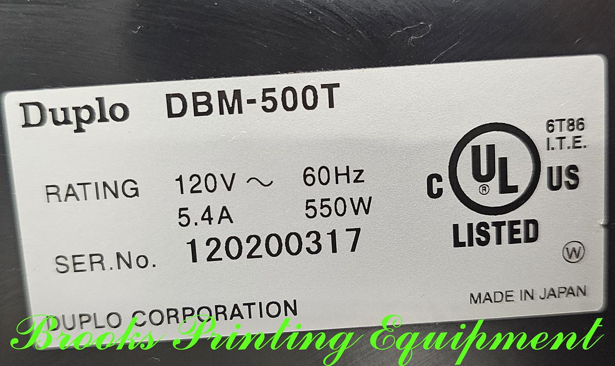 Used Duplo DSF-5000 Pro