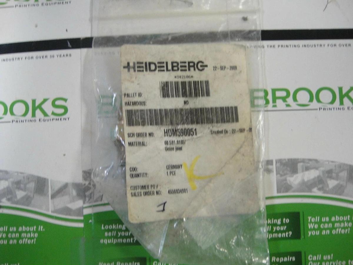 Heidelberg Union Joint, Part #00.591.0185