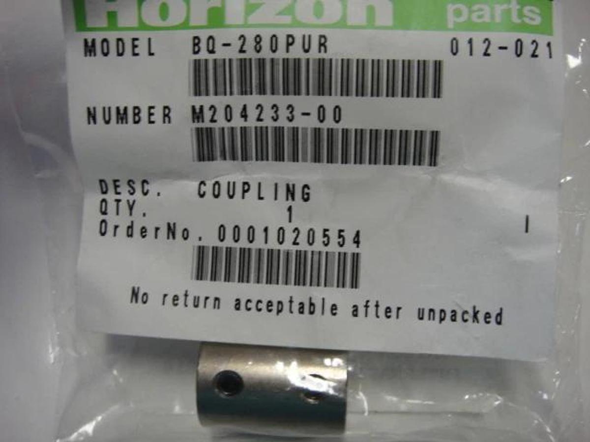 Horizon BQ 280 PUR Coupling, Part #M204233-00