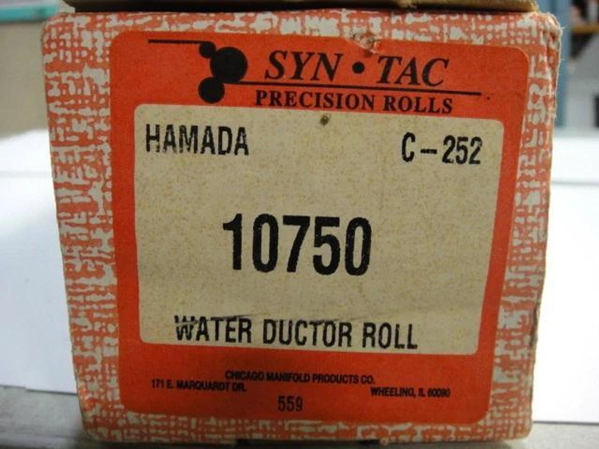 Hamada C252/H252 Water Ductor Roller, Part #10750
