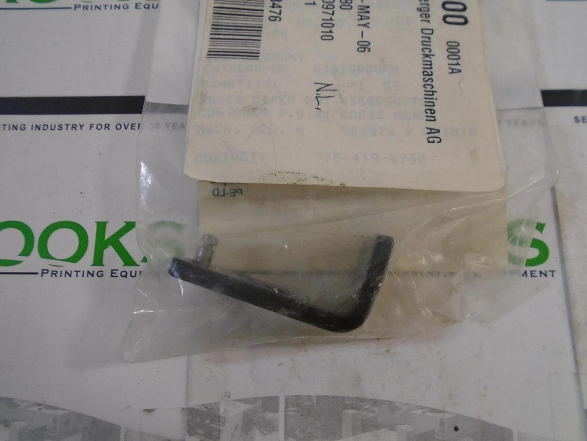 Used Heidelberg Stop Lever, Part #MV.030.337/01