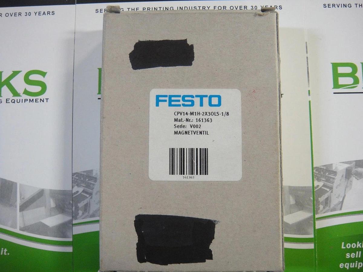 Used Festo Solenoid Valve, Part #CPV14-M1H-2X3015-1/8