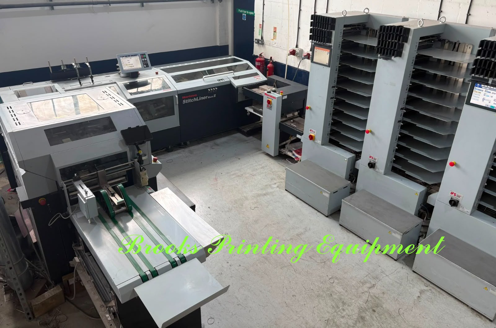 Used Horizon Mark III Stitchliner with 3 VAC 1000 Towers, 2021
