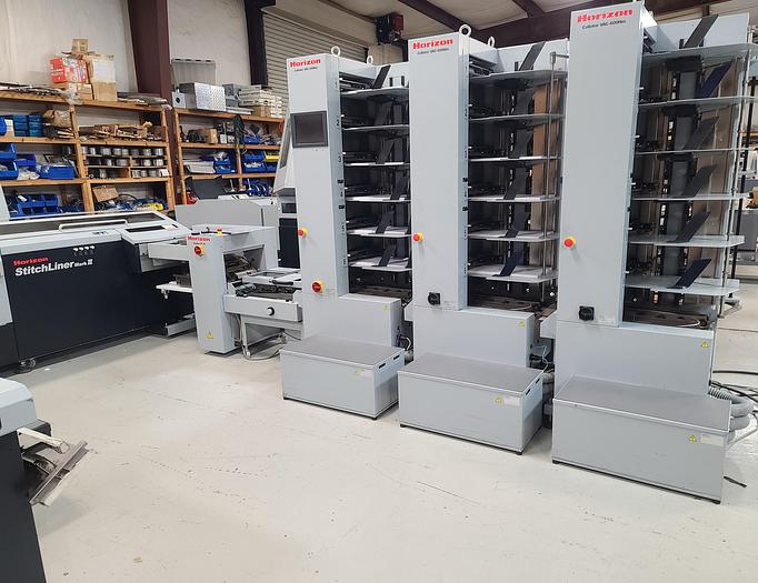 Used Horizon Stitchliner Mark III with 3 VAC-600H Towers, 2017 Video