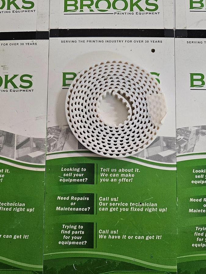 MBO Lower Fold Plate Belt, Tooth Pitch 5mm