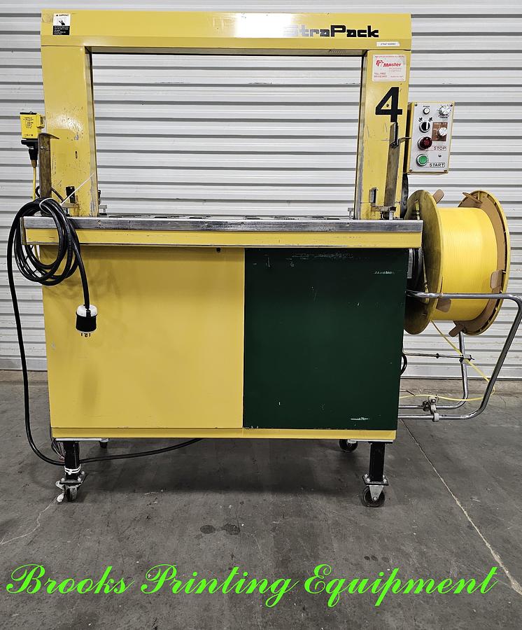 Used StraPack RQ-8 (3505C) Strapping Machine, 2004