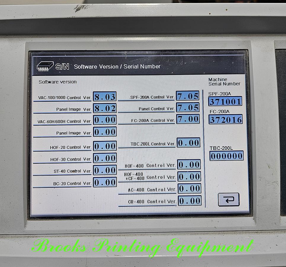 Used Horizon SPF-200A with VAC 1000 Towers, 2014, Video