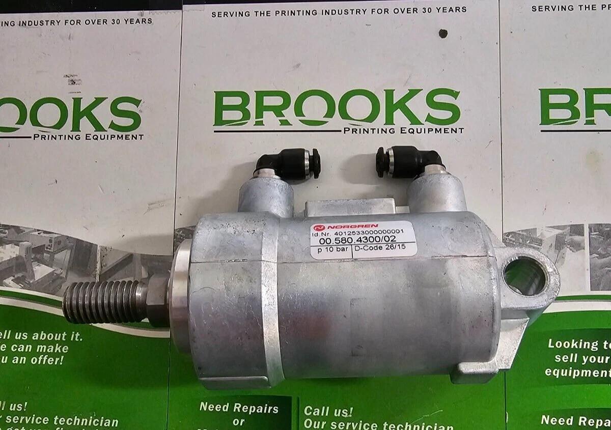 Heidelberg Pneumatic Cylinder D40 H25, Part #00.580.4300102