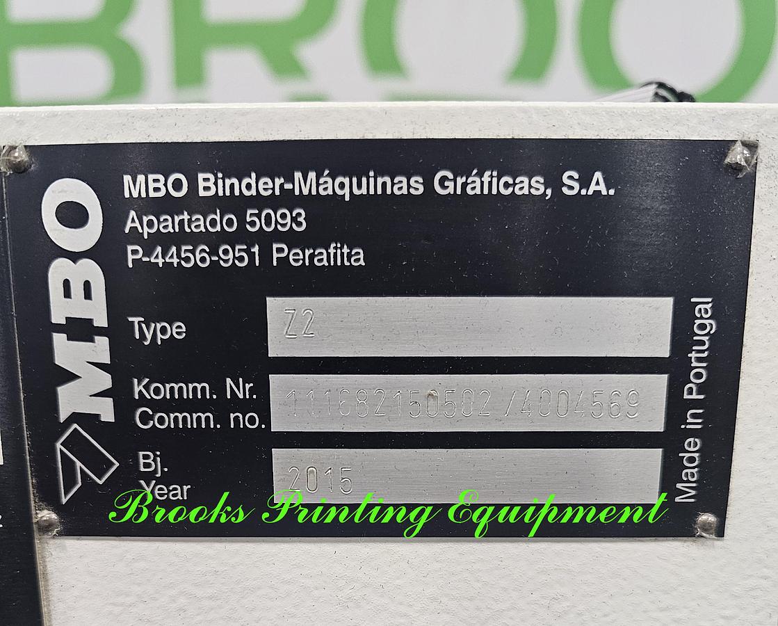 Used MBO Z2 Knife, 2015