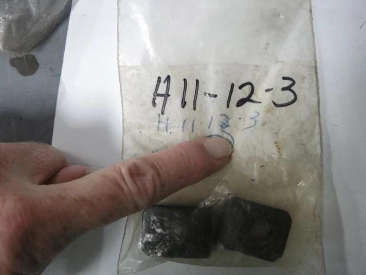 Used Hamada Skid Wheel Bracket, Part #H11-12-3