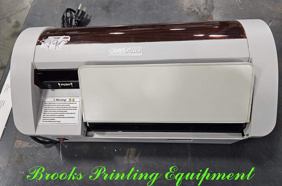 OML Plus Electric Cardmate Business Slitter