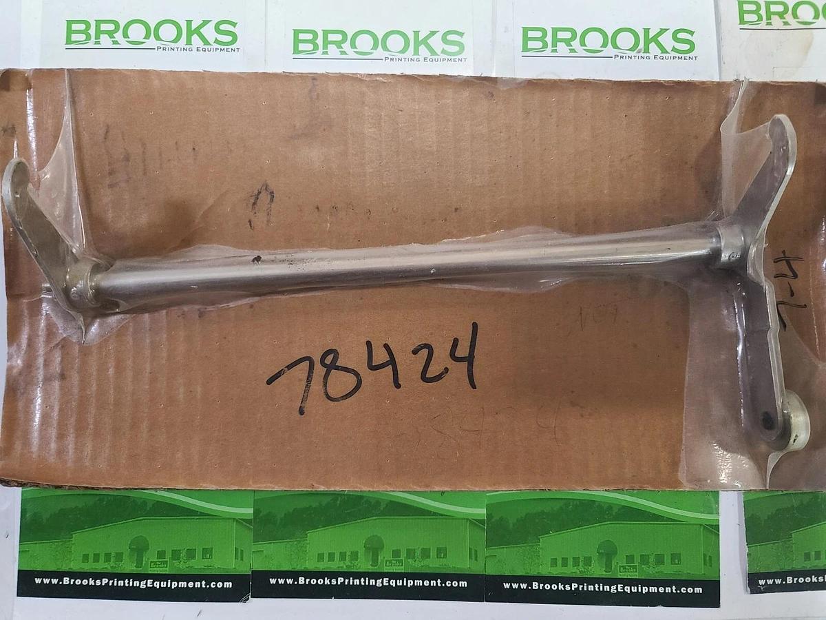 Used AB Dick 350-360 Upper Feed Roller Shaft Assembly, Part #78424