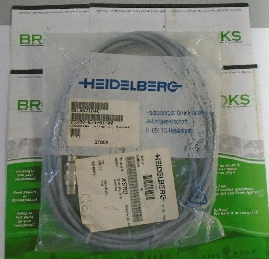 Heidelberg Coupler Plug, Part #ZD.289-673-01-00