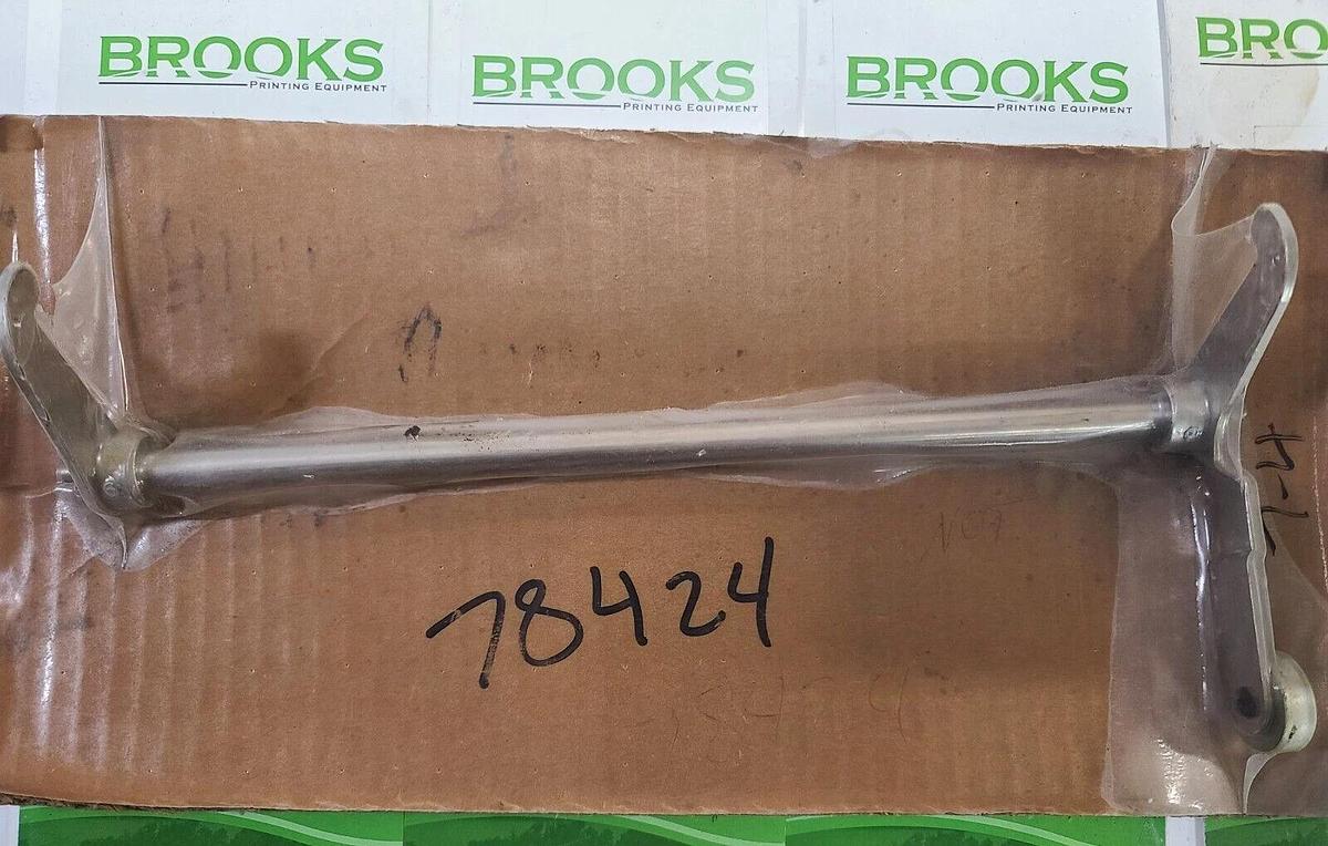 Used AB Dick 350-360 Upper Feed Roller Shaft Assembly, Part #78424