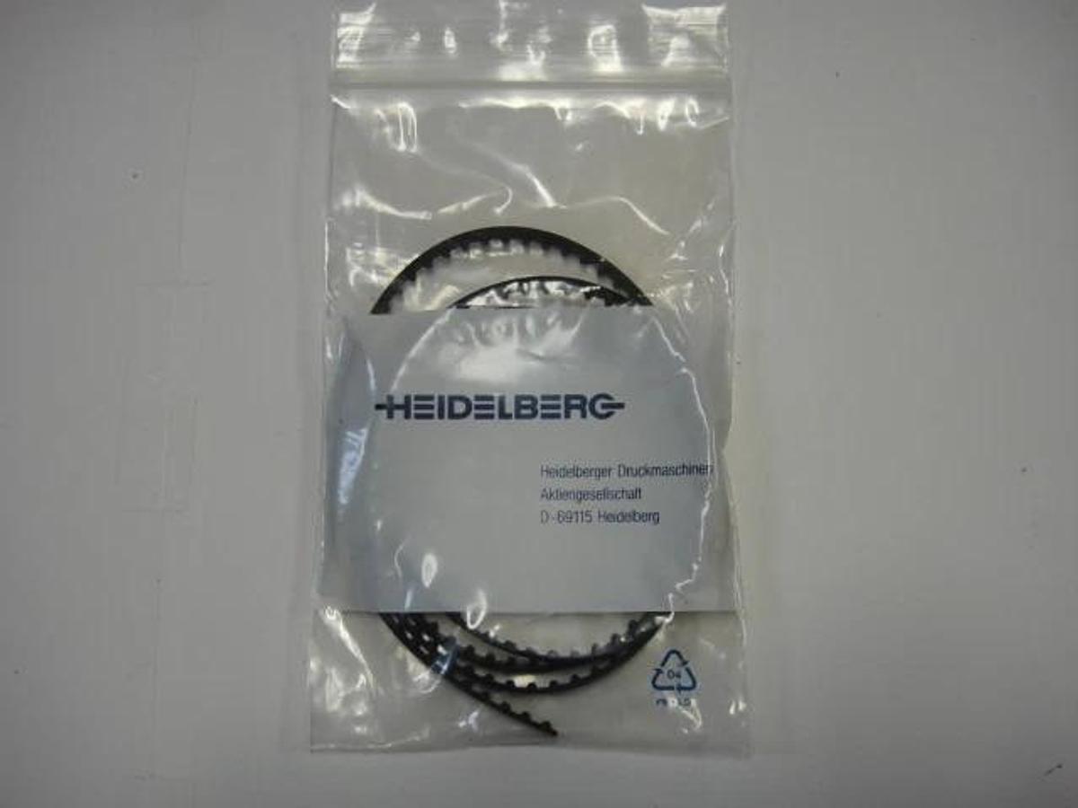 Used Heidelberg Toothed Belt, 34 1/2" L x 1/4" W, Part #HDM252301