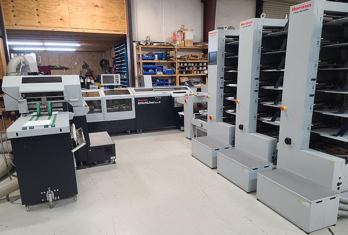 Used Horizon Stitchliner Mark III with 3 VAC-600H Towers, 2017 Video
