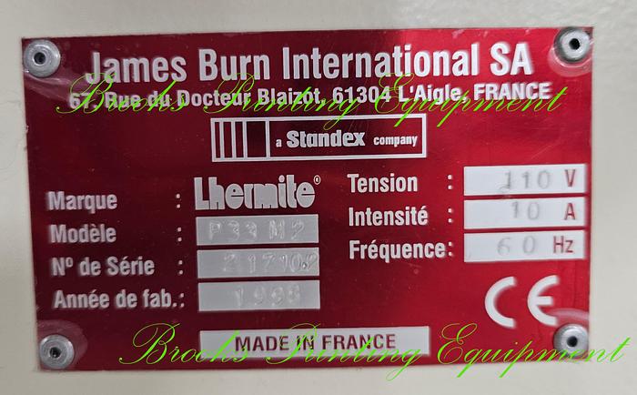 Used JBI Alphadoc P33 M2 Automatic Punch, 1998