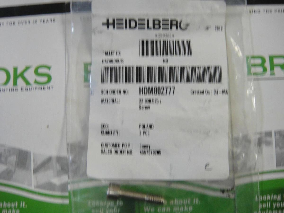 heidelberg Screw, Part #22.030.525