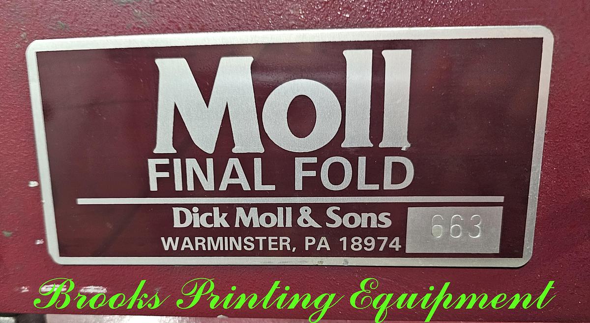 Used Dick Moll Marathon with Final Fold & Bump-N-Turn