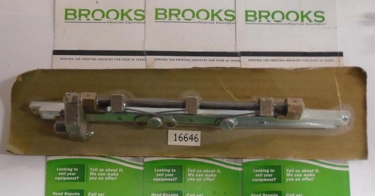 Used AB Dick Gripper Bar Assembly, Part #16646