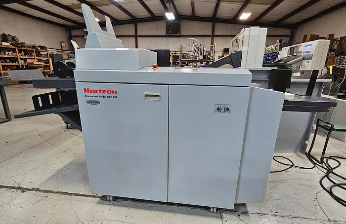 Used Horizon CRF-362 Creaser/Folder, 2013 Video