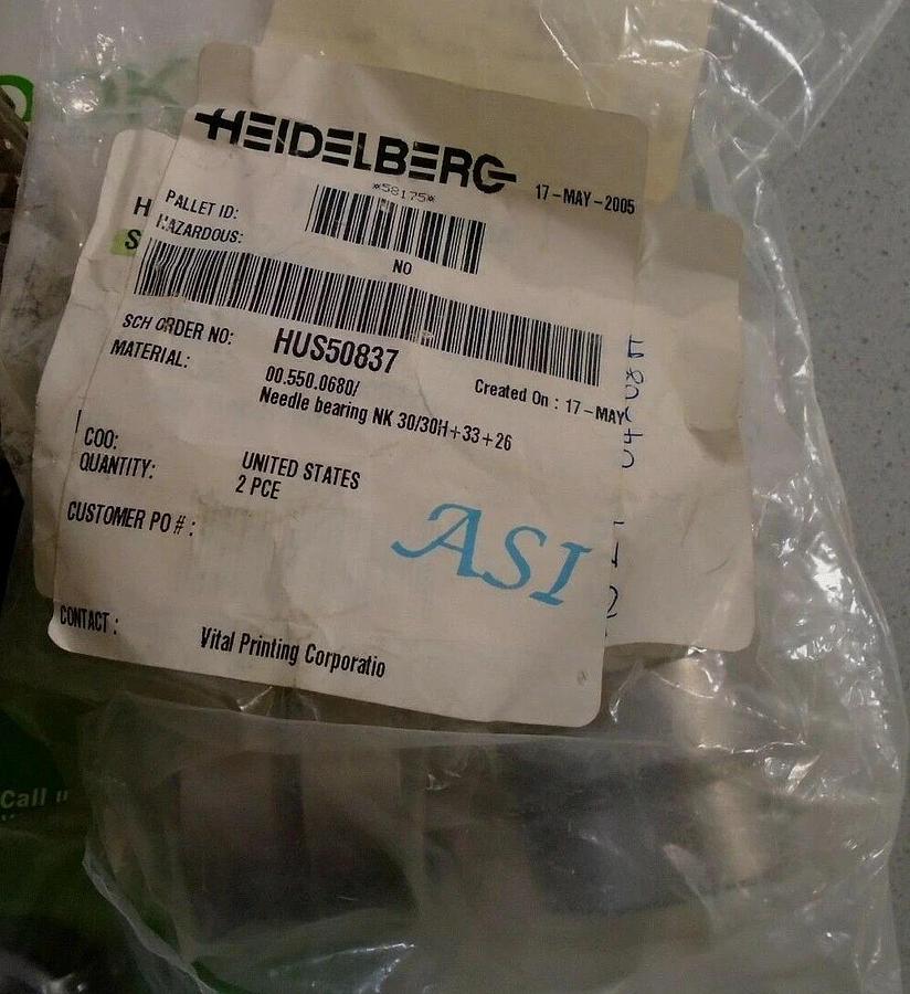 Heidelberg SM  74 Centering Flange, Part #MV.017.094/08