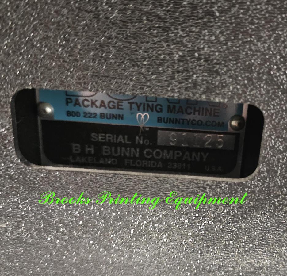 Used Bunn 10 Ply Twine Tying Machine