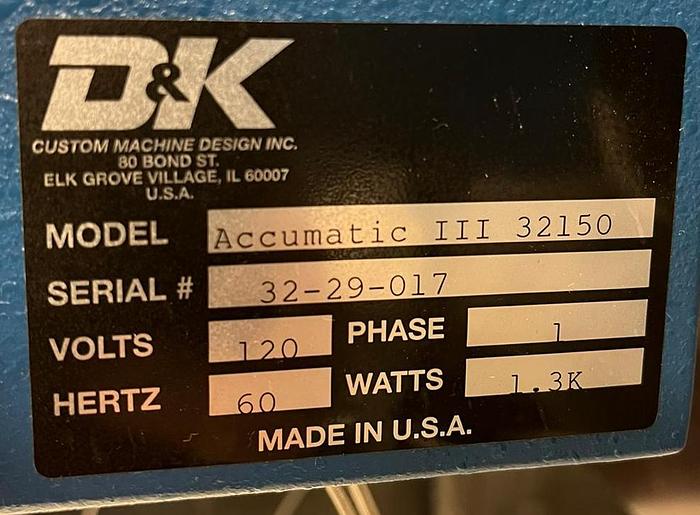 Used D & K System 32150 for Sale at Brooks Printing Equipment