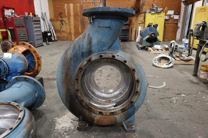 Used Goulds 3175 14x14x22h Stainless Steel Pump Casing #44031