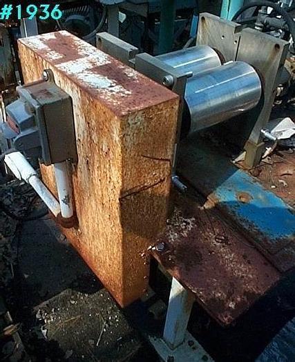 Used 5 IN. X 9 IN. DOUBLE DRUM DRYER – CHROME PLATED